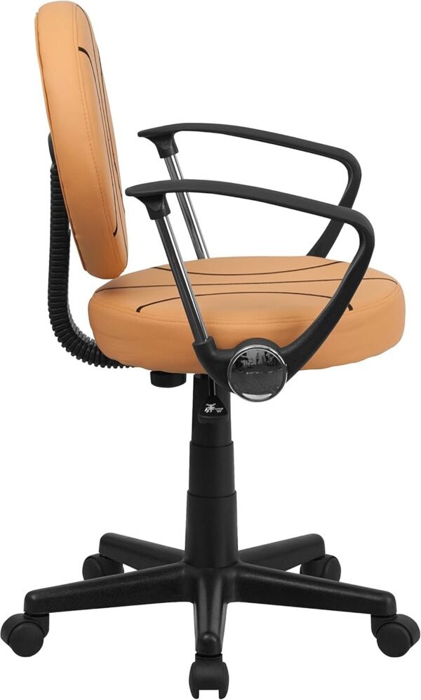 EMMA + OLIVER Basketball Swivel Task Office Chair with Arms - Image 6