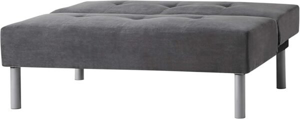 DormCo Mini Futon Steel Gray - Image 5