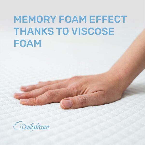 Dailydream viscoelastic Mattress Topper with Memory Foam, Edition Standard (Twin, Model L - 220 up to 264 lbs) - Image 7