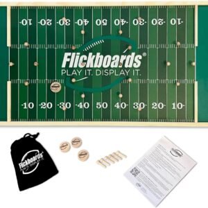 Wooden Football Tabletop Games – Indoor Outdoor Family Games in Green