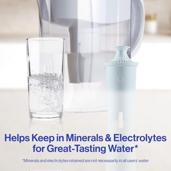 Brita Plus Water Filter, BPA-Free, High-Density Replacement Filter for Pitchers and Dispensers, Reduces 2x Contaminants*, Lasts Two Months or 40 Gallons, Includes 3 Filters - Image 3