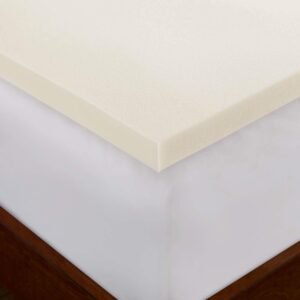 Queen Size 3 Inch iSoCore 3.0 Memory Foam Mattress Pad, Bed Topper, Overlay Made from 100% Temperature Sensitive Memory Foam American Made