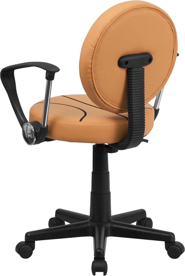 EMMA + OLIVER Basketball Swivel Task Office Chair with Arms - Image 7