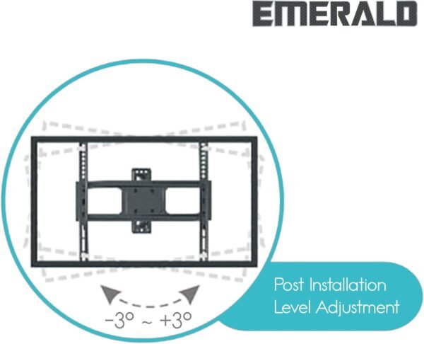 Emerald Extra Extension Full Motion TV Wall Mount Bracket for 37-85inch TVs - Universal Mount for Sony LG Samsung and All Other Brands (8904) - Image 2