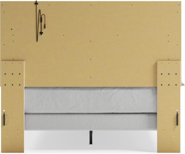 Signature Design by Ashley Altyra Glam Tufted Upholstered Headboard ONLY, Twin, White - Image 8