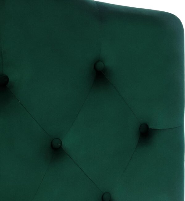 Joveco Upholstered Headboard Twin Size, Modern Adjustable Head Board with Durable Metal Legs, Fabric Button Tufted Headboard, Easy Assembly, Dark Green - Image 4