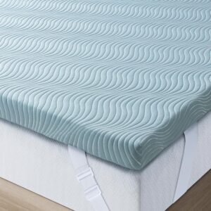 Firm to Extra Firm Mattress Topper 3 inch Queen Size Memory Foam Mattress Topper Gel Infused with High-Density Foam for Body Support & Pressure Relief, Ventilated Design, CertiPUR-US Certified