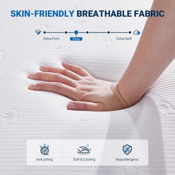 Avenco Queen Mattress, 12 Inch Queen Memory Foam Mattress in a Box for Refresh Sleep & Pressure Relief, CertiPUR-US Certified Firm Queen Size Mattresses - Image 4