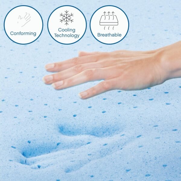 Cool Gel Memory Foam 8-Inch Mattress, CertiPUR-US Certified, Mattress in a Box, Twin, White - Image 5