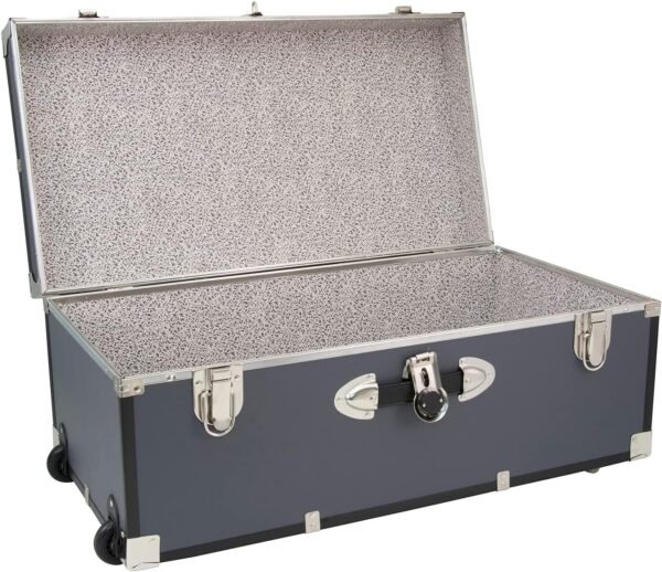 Seward Explorer Gray Trunk with Wheels and Lock SWD6115-29 - Image 2