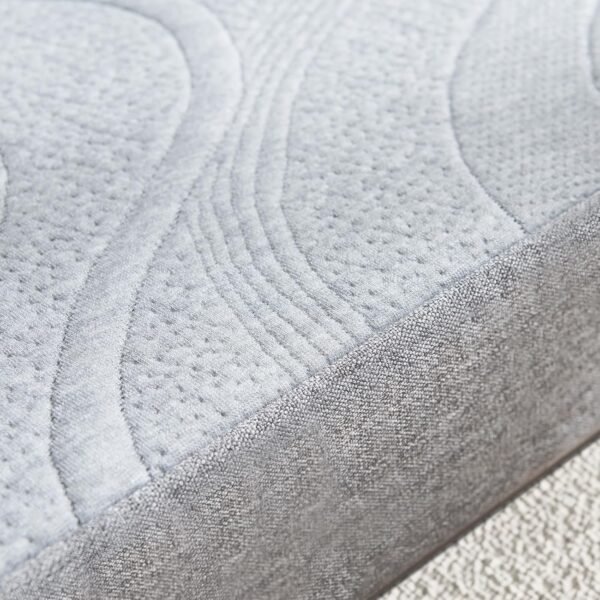 Tri Folding Memory Foam Mattress, 3 inch Tri Folding Mattress Topper, Twin Size - 38""x 75""x 3"", Grey - Image 3