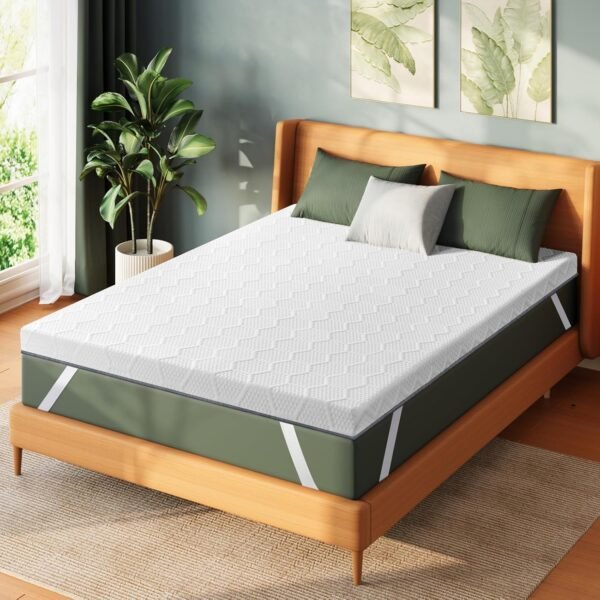 Twin XL Mattress Topper 4 Inch, Gel Memory Foam Mattress Topper Twin XL Size for College Dorm Bed, High Density Firm Foam Topper for Extra Long XL Single Bed, with Removable Cover - Image 6