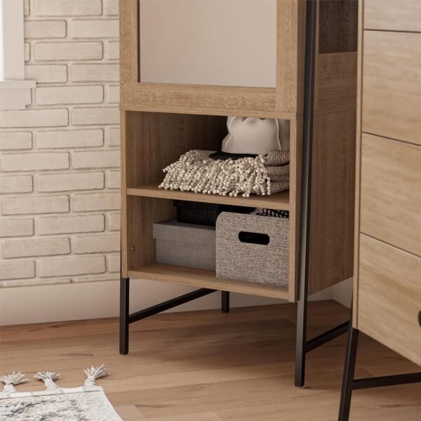 Novogratz Bushwick Wardrobe, Natural - Image 5