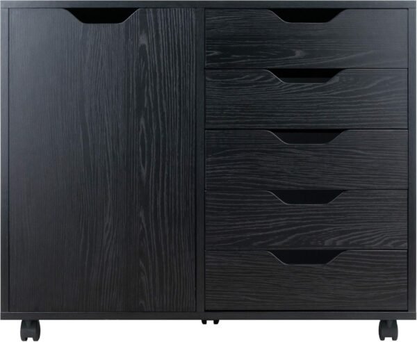 Winsome cabinets Wood Halifax Storage/Organization, Black - Image 8