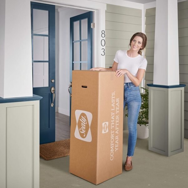 Sealy - Memory Foam Bed in a Box - 8 Inch, Medium Feel, Full Size, CopperChill Technology, CertiPur-US Certified White - Image 6