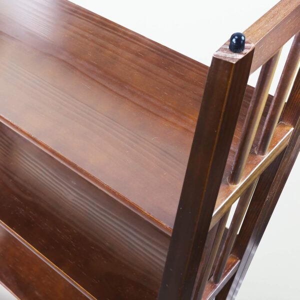 Casual Home 3-Shelf Folding Stackable Bookcase (27.5" Wide)-Walnut - Image 13