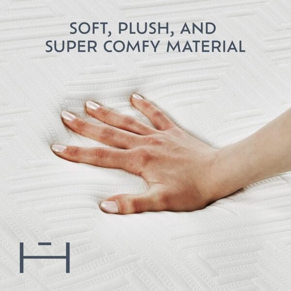 Heyward Luxury 6” Memory Foam Trifold Mattress | Queen, Portable Space Saver, Firm, CertiPUR-US Certified | Washable Jacquard Ventilated Material w/Non-Slip Base | 78”L x 58”W x 6”H - Image 5