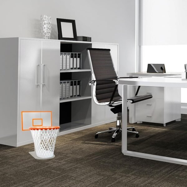 Trash Can Basketball Hoop,Basketball Net Trash Can,Waste Basket,Basketball Gift,Basketball Trash Can Holder for Home,Bedroom,Office,Gym (Including 1pc Basketball Trash Can),Acrylic Backboard - Image 7