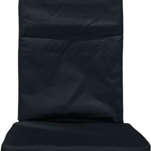 Original BackJack-Made in The USA- Folding Tough Duck Navy Lightweight Floor Seating Chair for Gaming, Families, Parents, Daycare, Back Support, Reading, Yoga, Meditation, Dorm, School