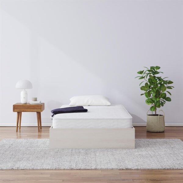 Signature Sleep Magnus Platform Bed Frame and Mattress Set, Twin, Ivory Oak - Image 8