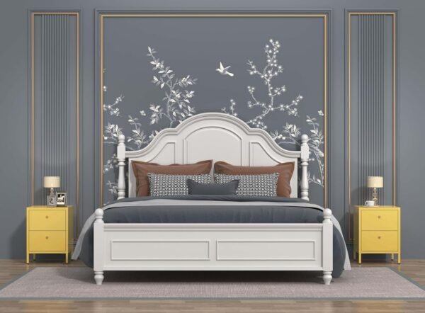 Nightstand 2 Drawer Dresser for Bedroom,Bedside Furniture, Night Stand, End Table Small Dresser with 2 Drawers, for Bedroom, Closet, Entryway, College Dorm Yellow Size: 23.62”H x 15.75”W x 14.17”D - Image 6