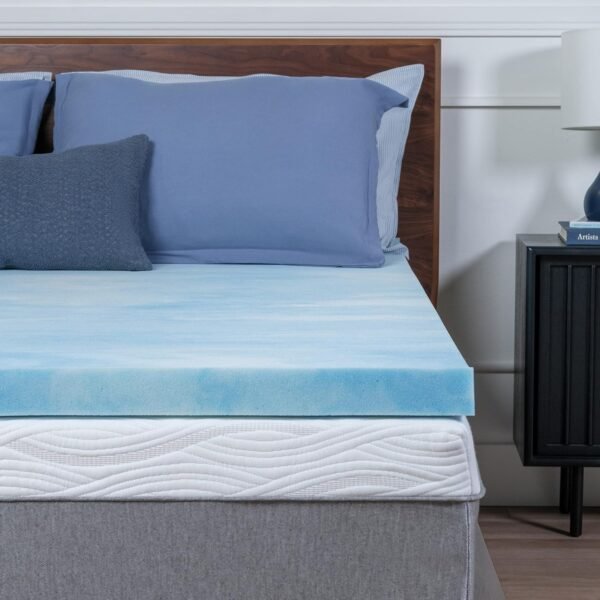 Sure2Sleep Twin XL Size, 2-Inch, Gel Swirl Memory Foam Mattress Topper Made in USA. - Image 3