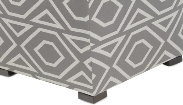 MJL Furniture Designs Tami Square Storage Ottoman, Fabric Upholstered Cube for Living Room, Bedroom or Dorm, Extra Seating Perfect for Small Spaces, 20 Inch, Metal - Image 7