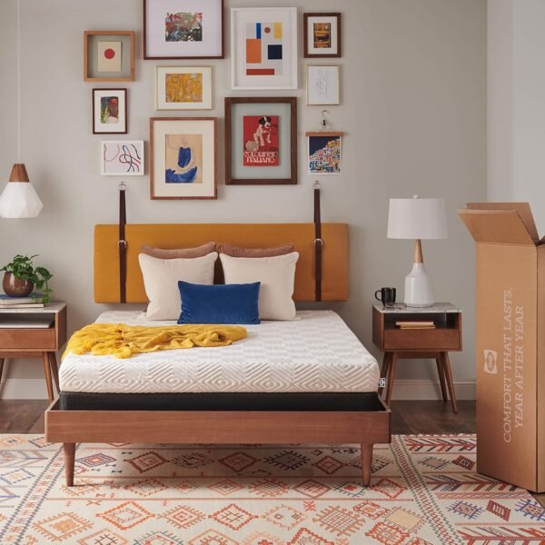 Sealy - Memory Foam Bed in a Box – 6 Inch, Low Profile, Medium Feel, Full Size, CertiPur-US Certified, White - Image 3