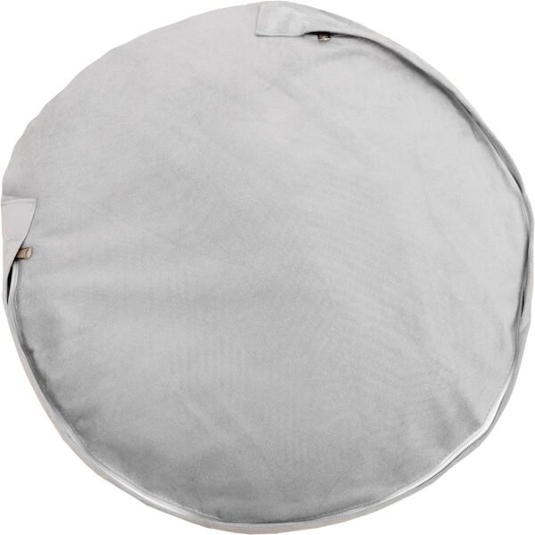 Storage Bean Bag Chairs Cover (No Filler) Soft Washable Plush Fiber Adult Beanbag Chair Living Room Furniture Fuzzy Fur Bean Bag Cover Without Filling (Gradual Grey White Bean Bag Cover) - Image 9