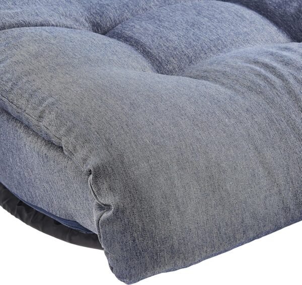 Amazon Basics Swivel Foam Lounge Chair - with Headrest, Adjustable, Denim, Blue, 26.3D x 23.5W x 13.7H in - Image 5
