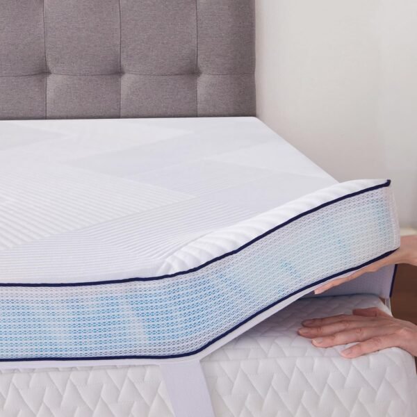 3 Inch Twin XL Memory Foam Mattress Topper College Dorm Portable Mattress Pad Cooling Bed Topper for Back Pain and Pressure Relief with Removable & Washable Cover