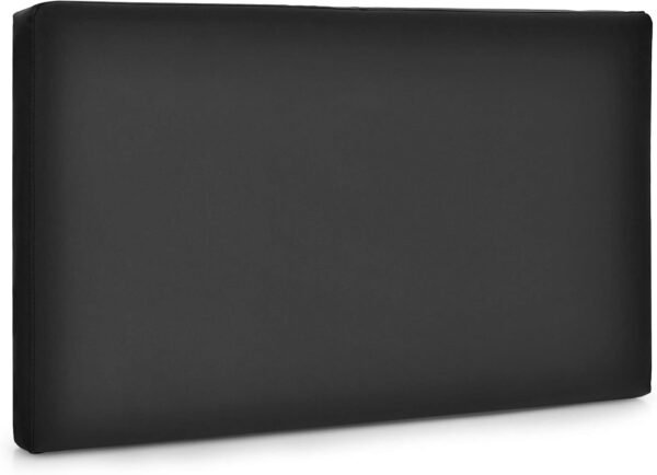 GOFLAME Upholstered Wall Mounted Headboard, Twin Size PU Leather Headboard for Bedroom & Guest Room, Easy Assembly (Black) - Image 8