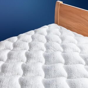 ViscoSoft Twin Fiberfill Pillow Top Mattress Topper Pad – Soft Overstuffed Premium Support – Quilted Pillow Top – Deep 18″ Pocket for Secured Fit (Viscose Derived from Bamboo, Twin)