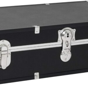 Seward Trunk Under The Bed 31″ Trunk with Wheels & Lock, Black