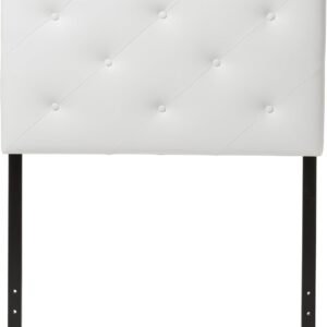 Baxton Studio Benoit Headboard, Twin, White