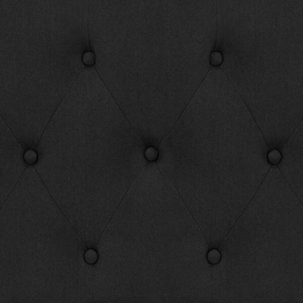 EMMA + OLIVER Tufted Upholstered Twin Size Headboard in Black Fabric - Image 8