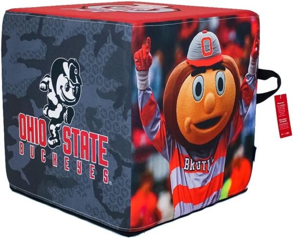 Goldie Ohio State University Buckeyes Ottoman for College Fans - Image 2