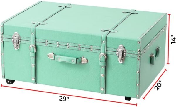 DormCo Texture Brand Trunk - Baby Mint - Large - Image 5
