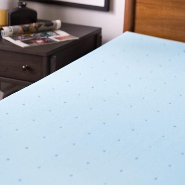 LUCID Mattress Topper, Twin XL, 3 Inch, Memory Foam - Gel Infused Mattress Topper - CertiPUR Certified - Image 3