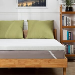 IMOOY 3 Inch Cool Gel Memory Foam Mattress Topper Twin XL Size,High Density Ventilated Mattress Pad and Removable Bamboo-Rayon Cover,10 Year Warranty