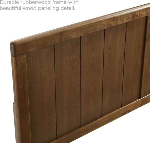 Modway MOD-6216-WAL Robbie Twin Wood Headboard, Walnut - Image 6