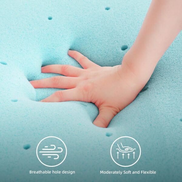 BedsPick 3 Inch King Mattress Topper, Foam Mattress Pad, King Size Foam Toppers, King Bed Mattress Pads for Sleeper Sofa, RV, Camper, CertiPUR-US Certified - Image 5