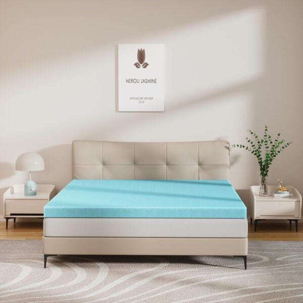 BedsPick 3 Inch King Mattress Topper, Foam Mattress Pad, King Size Foam Toppers, King Bed Mattress Pads for Sleeper Sofa, RV, Camper, CertiPUR-US Certified - Image 2