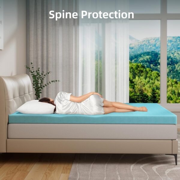 BedsPick 3 Inch King Mattress Topper, Foam Mattress Pad, King Size Foam Toppers, King Bed Mattress Pads for Sleeper Sofa, RV, Camper, CertiPUR-US Certified - Image 6