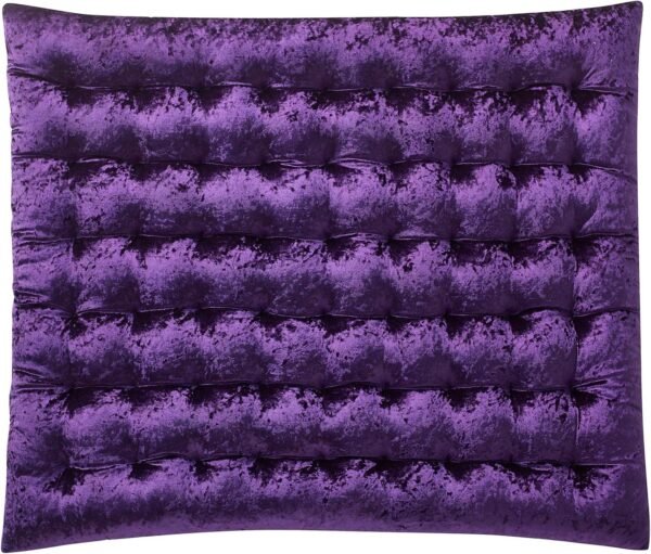 DormCo Rainha Cushion Tufted College Headboard - Velvet Crush - Dark Purple Reign