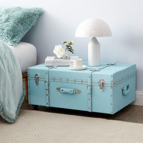 DormCo Texture Brand Trunk - Calm Blue - Large - Image 4