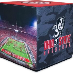 Goldie Ohio State University Buckeyes Ottoman for College Fans