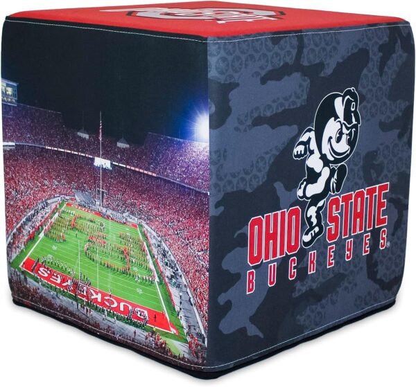 Goldie Ohio State University Buckeyes Ottoman for College Fans