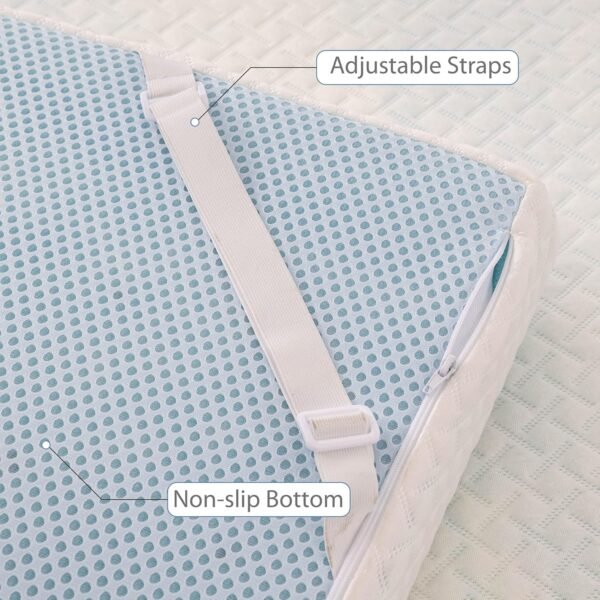 2 Inch Gel Memory Foam Twin XL Mattress Topper with Removable Cover, CertiPUR-US Certified, Cooling Sleep, Pressure Relief, 38"×80"×2" - Image 5