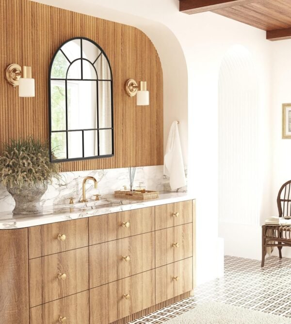 PROHOMEWARE Arched Bathroom Vanity Mirrors for Over Sink,Living Room Decorative Wall Mirror for Bedroom (22"*32") - Image 9